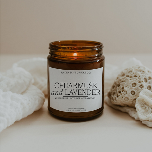 Cedarmusk and Lavender Candle