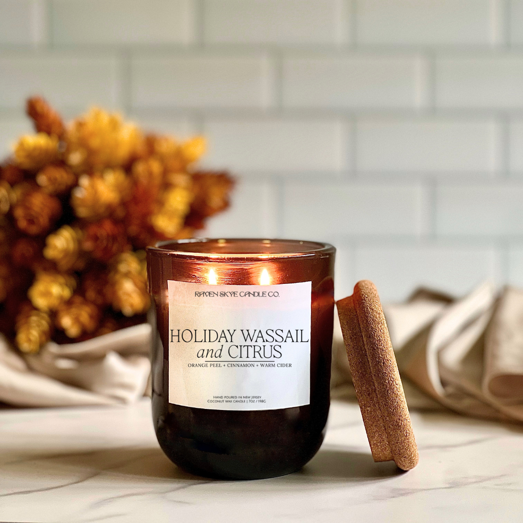 Holiday Wassail and Citrus Candle